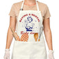 Sourdough Apron Gifts for Bakers, Adjustable Apron, Gifts for Bread Bakers, Perfect for Baking Cooking - color: Having a Mental Bake Down-1