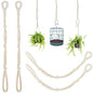 4 Pcs Macrame Hanging Plant Extender, Adjustable Plant Hanger Extender