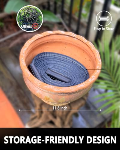 Flexible 50FT Garden Hose, Non-Expanding Lightweight Water Hose - size: 50FT