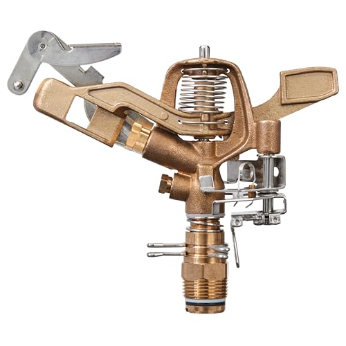 Orbit Brass Impact Sprinkler Head, Dual Nozzle, 3/4 in. MPT - 55016