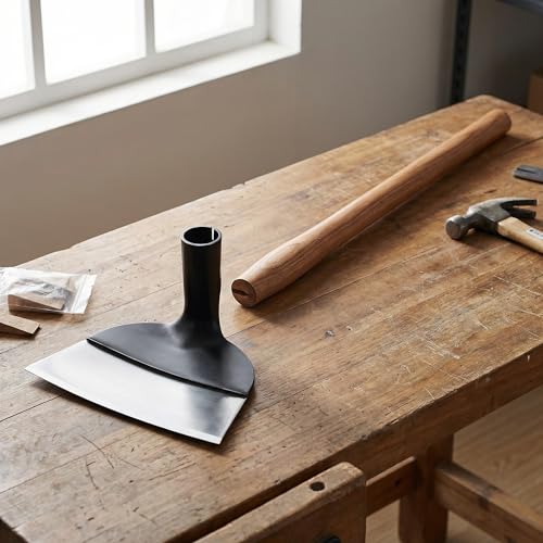 Happyyami Garden Hoe Tool Replaceable Steel Weeding Hoe Head for Digging Loosening Cutting Grass Hand Weeder Accessory 9.25 X 5.90 X 5.11 in 1 Pack