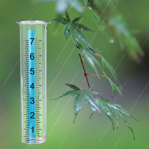 BinaryABC 8.3" Glass Rain Gauge Replacement Tube, Outdoor Rain Meter