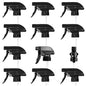 12 Pack Spray Nozzle for Bottles, Trim-To-Fit Tube; Plastic (Black) - color: 12 Pcs Black