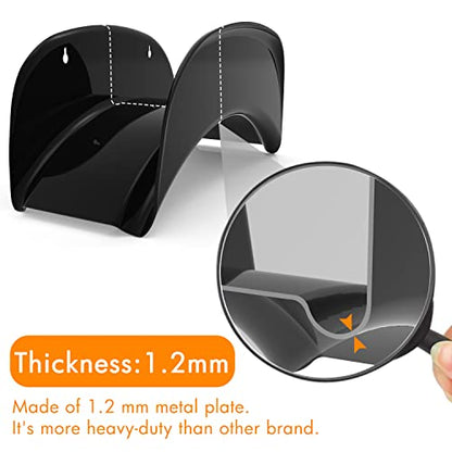 Gardzen 2-Pack Heavy Duty Hose Hanger Wall Mount Black - size: Black - 2 Pack