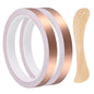2pcs Copper Foil Tape 0.47" x33FT Single Conductive Adhesive Tape - size: 0.47 Inch x 33 FT