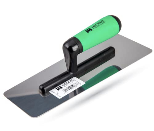 Stainless Steel Plaster Trowel, (11x4.7inch) Venetian Plaster Trowel, Plaster Tool, Large 280x120 mm, Meoded Paint & Plaster - size: 280x120 mm