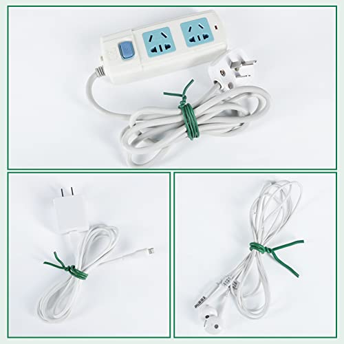 Tenn Well 2Pk 66ft 2.8mm Plant Ties Green Garden Wire for Climbing Plants - color: Green, size: 2.8mm