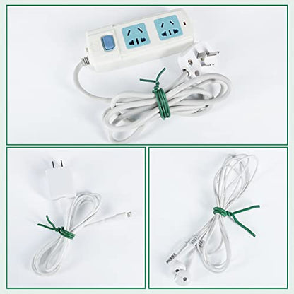Tenn Well 2Pk 66ft 2.8mm Plant Ties Green Garden Wire for Climbing Plants - color: Green, size: 2.8mm