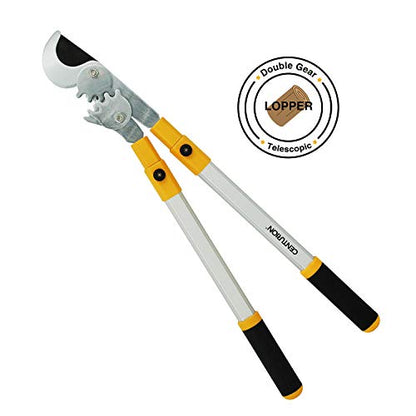 Centurion 76 Heavy Duty Bypass Lopper 1¾-inch Cut Capacity with Telescoping Aluminum Alloy Handle (Extend to 33 Inch)