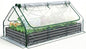 Quictent 8x4x1ft Galvanized Raised Garden Bed with Cover - color: Clear, size: 8 x 4 x 1 ft