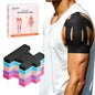 Precut Kinesiology Tape for Shoulder, 20 Pcs, Black - color: Black, size: 20 Pcs