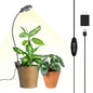Small Clip On Grow Light for Indoor Plants, Full Spectrum, Dimmable - size: 1-Pack
