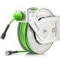 PWACCS Retractable Pressure Washer Hose Reel, 1/4" x 60ft, Auto Rewind