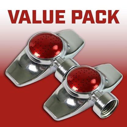 Chapin Rectangular Pattern Spot Sprinkler 2 Pack, 360 Coverage, Up to 30-Feet, Red - style: Rectangular