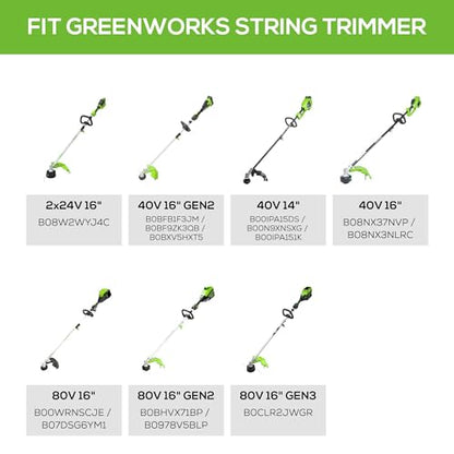 Greenworks 8-Inch Edger Attachment for Greenworks Attachment Capable String Trimmers , Black - size: Edger, style: Attachment