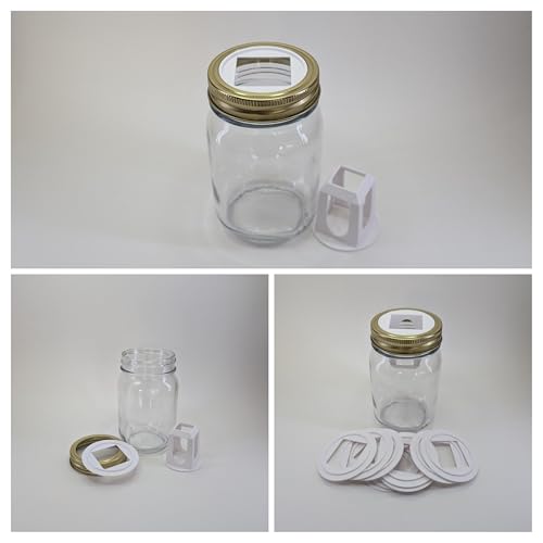 Grow Cubes for Hydroponic System/Compatible with Gardyn (10 Grow Cubes + 10 Regular Mouth MJ Adapters) - style: 10 Grow Cubes + 10 Regular mouth MJ Adapters