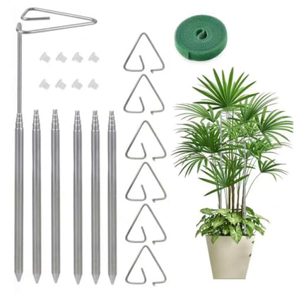 6 Pack Extendable Metal Plant Stakes for Indoor Plants Flowers, Tomatoes