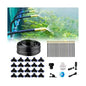 New drip Irrigation kit, Automatic Garden Watering System, Quick Connector and 360-degree Bending Dropper atomizing Copper Nozzle, Garden Plant Lawn Courtyard Watering System. (82FT) - size: 82FT