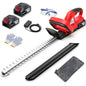 21V Cordless Hedge Trimmer 22" - color: RED