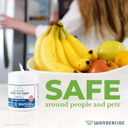 Wondercide - Fruit Fly Traps for Indoors - 5.4 oz, 2 Pack