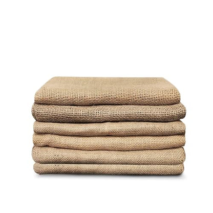 Agfabric Burlap Plant Covers Freeze Protection, 40in x 70in Warm Plant Frost Blankets with Drawstring, Reusable Frost Protection Cloths for Outdoor Plants, 2 Pack - size: 40"x70",2P