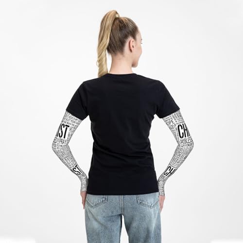 Religious Arm Sleeve Christ Jesus Ice Silk Guards Sun Protection Breathable for Outdoor Gardening Gardens - color: Christ Jesus 17
