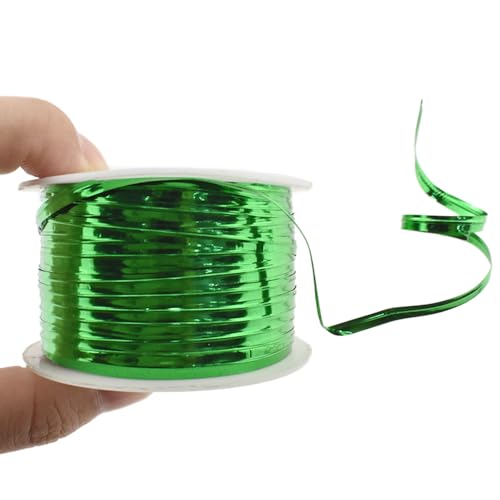 HAHIYO 100Yards/300Feet/91M Green Metal Twist Ties Bread Candy Coffee Bag Ties Plant Garden Twist Ties for Cellophane Treat Bag Gift Wraping Bag Plastic Bag Halloween Party Cake Present Art Craft - color: Green, size: 100Yards/300Feet/91M