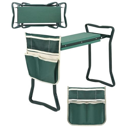 findmall Garden Kneeler and Seat Folding Gardening Stool Multifunctional Gardens Kneeling Bench for Kneelings and Sitting