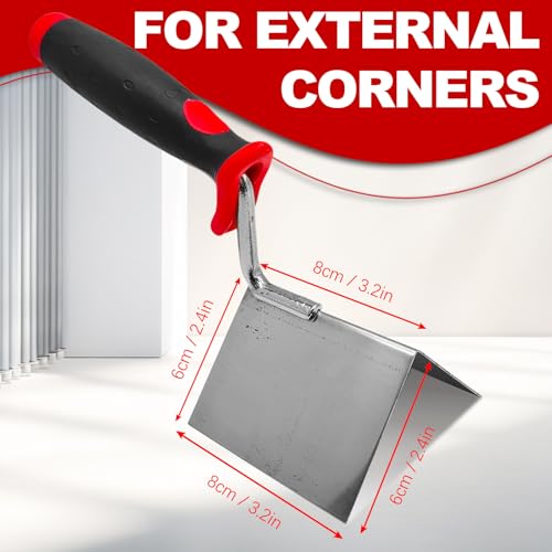 2 Pieces Drywall Corner Tool Set, Inside & Outside Corner Trowel