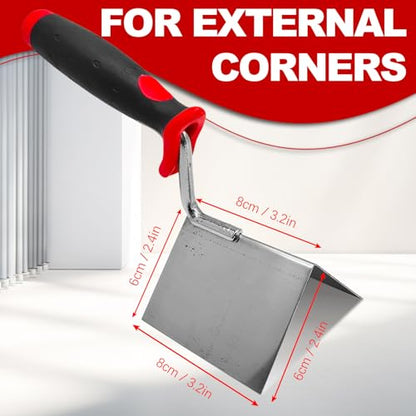 2 Pieces Drywall Corner Tool Set, Inside & Outside Corner Trowel