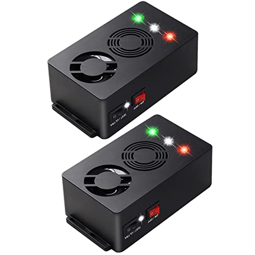 Angveirt Battery Ultrasonic Rodent Repellent for Cars & Indoors 2 Pack