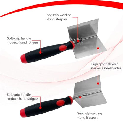 Drywall Corner Tool 2pcs/Set - size: Corner Trowel Set
