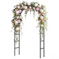Garden Arch Trellis for Climbing Plants Outdoor - 94.5" H*55" L - size: 94.5"(H)*55"(L)*7.7"(W)
