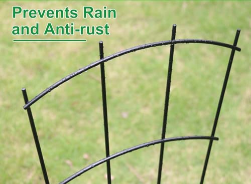 Mklsit 43" Tall Metal Plant Trellis for Climbing Plants Support, 4 Pack - size: 43" Fan Shape