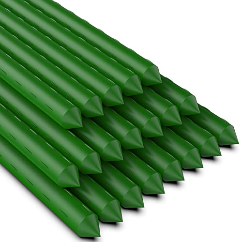 4Feet 48inch Garden Stakes Sturdy Plant Sticks Support Tomato Stakes for Vegetable,Pack of 20 - size: 4Ft-20 Pcs