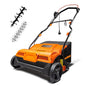 LawnMaster GVB1316 Electric 16” 13 Amp Dethatcher and Scarifier with 12 Gallon Collection Bag - color: 16-Inch-Orange/Black
