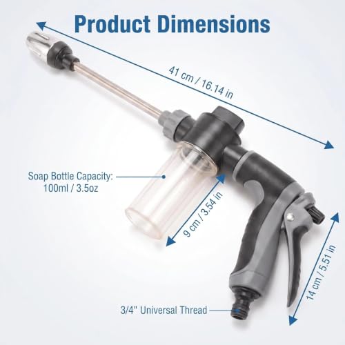 High Pressure Foam Sprayer for Garden Hose Car Wash Gun