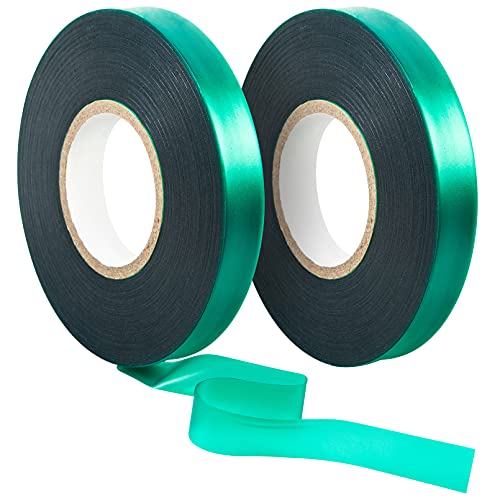 Unves 2 Pack Garden Tape Roll, 150 Ft Green Plant Ties Nursery Tapes - size: 2x150Ft