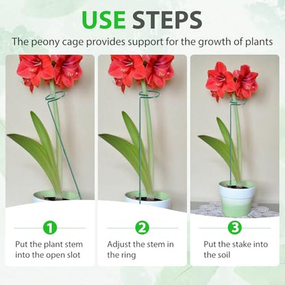 Unves 12 Pack Plant Support Stakes, 36 in Plant Stakes(36 or 24 or 12 Inch) - size: 36 Inch