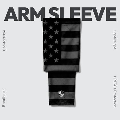 S A Soul of Adventure Compression Arm Sleeve UV 30+ Sun Protection, Moisture Wicking, 4-Way Stretch - color: Black (4 Pack)
