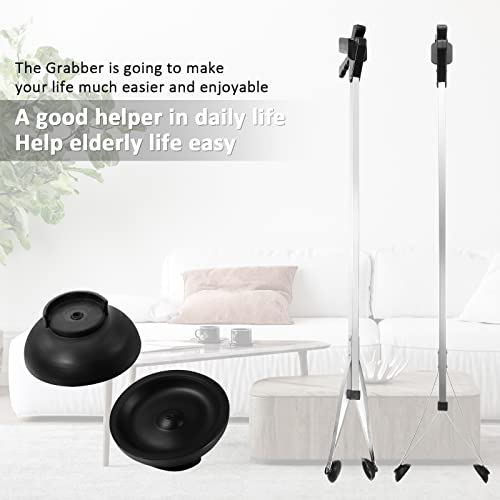 Sabary 20 Pack Suction Cup Trash Picker Grabber Tool,Black,35 Inch - color: Black, size: 35 Inch (Pack of 2)