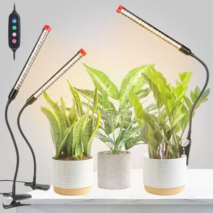 3Pack Full Spectrum Clip Grow Lights for Indoor Plants - size: Clip-1Head-9W(3Pack)