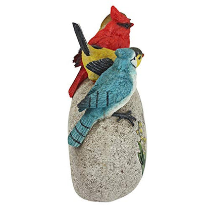 Design Toscano Birdy Welcome Garden Stone Statue: Medium - size: Medium