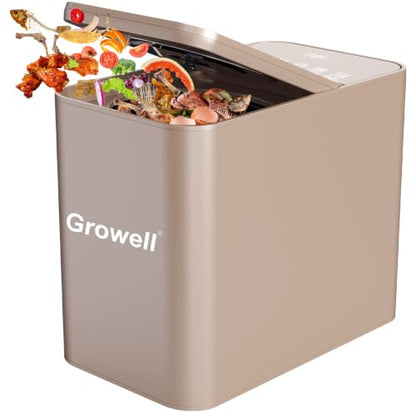 3.2L Electric Kitchen Composter, Smart Odorless, Auto-Cleaning, Low Noise - color: Gray