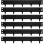 6 Pack Metal Edging for Landscaping, 41" L × 9" H Garden Edging - color: Black, size: 9.4 Inch