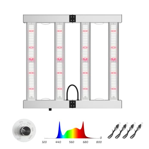 200W LED Grow Lights for Indoor Plants,Full Spectrum,2x2ft Coverage - size: 18.1 inch(200W)