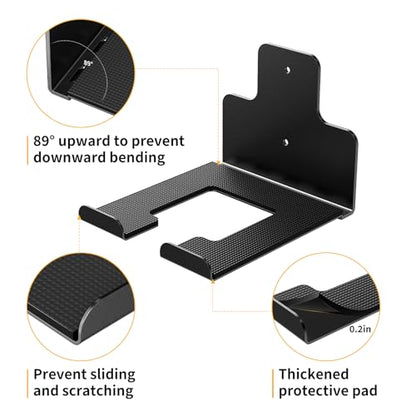 Wall-Mounted Weed Wacker Hanger, Garage Tool Organizer, 1 Pack black - color: Black 1 Pack