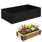 CIEOVO Raised Garden Bed Liner Thick Fabric Raised Garden Bed Breathable Drainage Rectangle Grow Bags with Handles Fabric Garden Bed for Outdoor Raised Garden Beds Holds Soil, 4 x 2 x 1ft