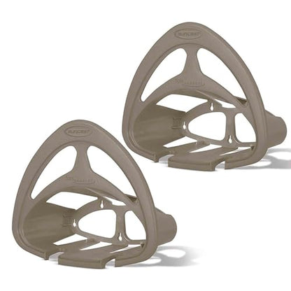 Suncast 2 Pack Hangout HH150 Outdoor Wall Mounted Durable Resin Garden Hose Holder with Accessories Shelf, Designed for 150 Foot Garden Hoses, Taupe - size: 2 Pack
