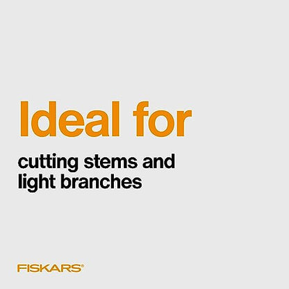 Fiskars Bypass Pruning Shears, 5/8" Cut Capacity Garden Clippers, SoftGrip (Pack of 6) - size: SoftGrip (Pack of 6)